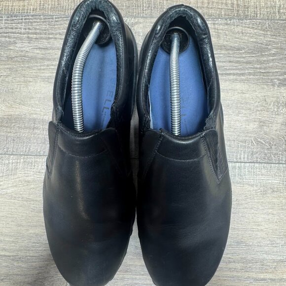 Merrell Jungle Moc Black Leather Midnight Slip On Shoes Women's Size 12 - Picture 2 of 7